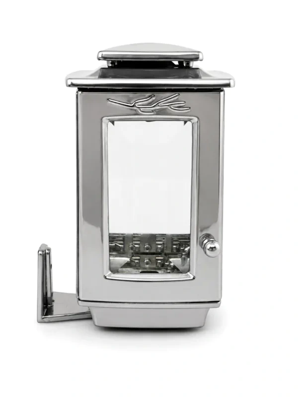 Monument Candle Lamp Aluminium Chromium – 17 x 13 cm | SKU 15-60176