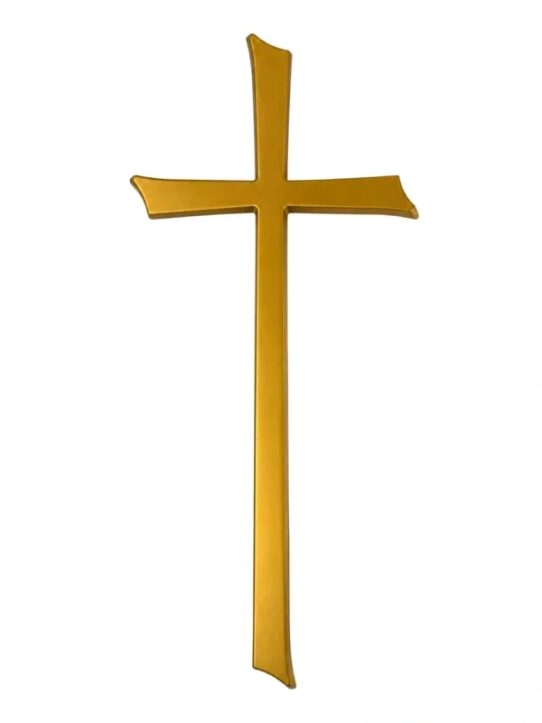 Monument Cross Aluminium Light Bronze – 36 x 19,5 cm | SKU 21-12254