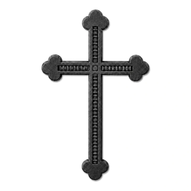 Monument Cross Aluminium Anthracite – 21 x 13 cm | SKU 21-18213