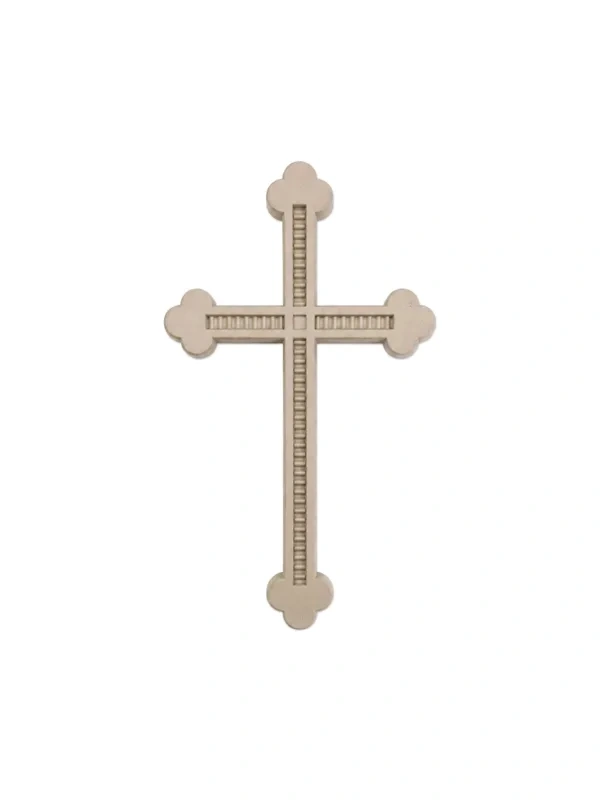 Monument Cross Aluminium Beige – 20 x 13 cm | SKU 21-22213