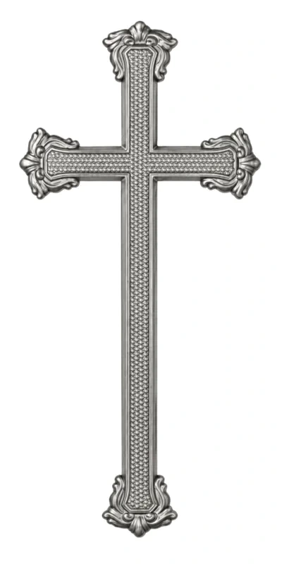 Monument Cross Aluminium Light Grey – 33 x 16 cm | SKU 21-27210