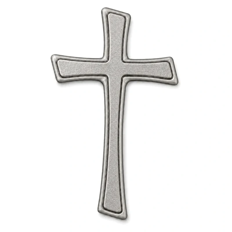 Monument Cross Aluminium Light Grey – 25 x 15,5 cm | SKU 21-27244