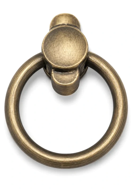Monument Ring Handle Brass Antique – Ø 8 cm | SKU 40-8407