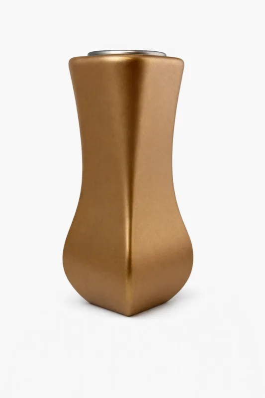 Grabvase dunkelbronze